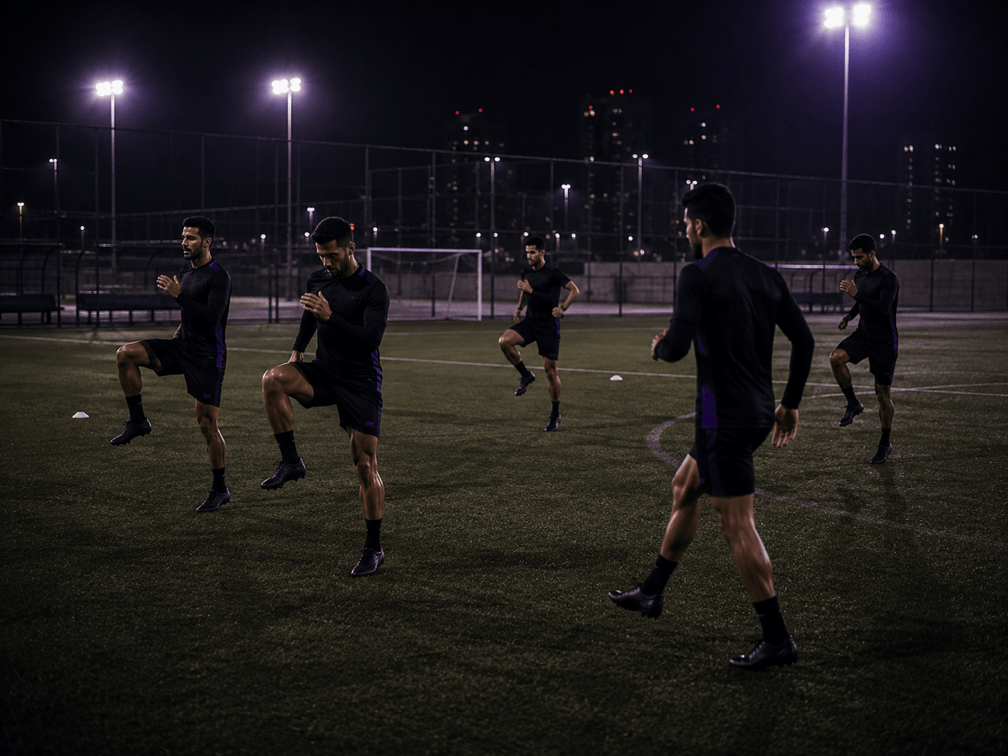 Warm-up photography - dynamic ball-led preparation